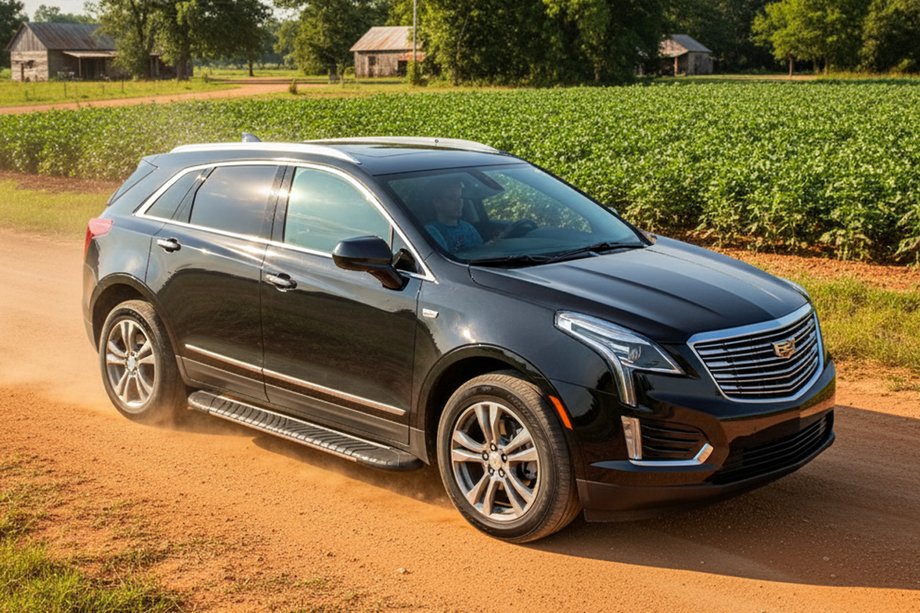 Cadillac XT5 2016- Progi Boczné Bosphore Grey (2 szt., Aluminium) Image
