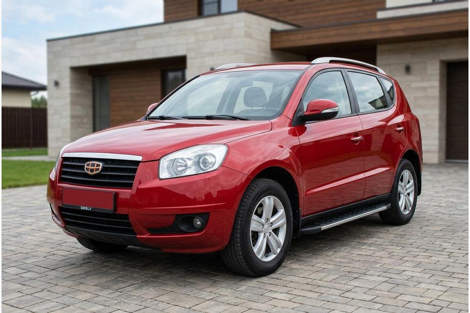 Geely Emgrand X7 2011- Progi Boczné Duru (2 szt., Aluminium) Image