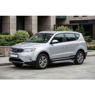 Progi Boczné Rainbow (2 szt., Aluminium) Geely Emgrand X7 2011- zdjęcia 1