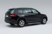 Skoda Kodiaq 2016-2023 Progi Boczné Rainbow (2 szt., Aluminium) zdjęcia 1