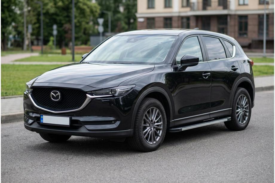 Mazda CX-5 2017–2025 Progi Boczné Maya V1 (2 szt., Aluminium) Image