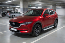 Mazda CX-5 2017–2025 Progi Boczne Maya V2 (2 szt., Aluminium) zdjęcia 1
