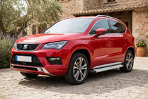 Seat Ateca 2016- Progi Boczne Maya V2 (2 szt., Aluminium) zdjęcia 1