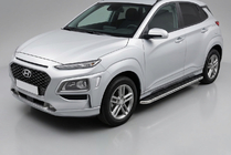 Hyundai Kona 2017-2023 Progi Boczné Maydos V1 (2 szt., Aluminium) zdjęcia 1