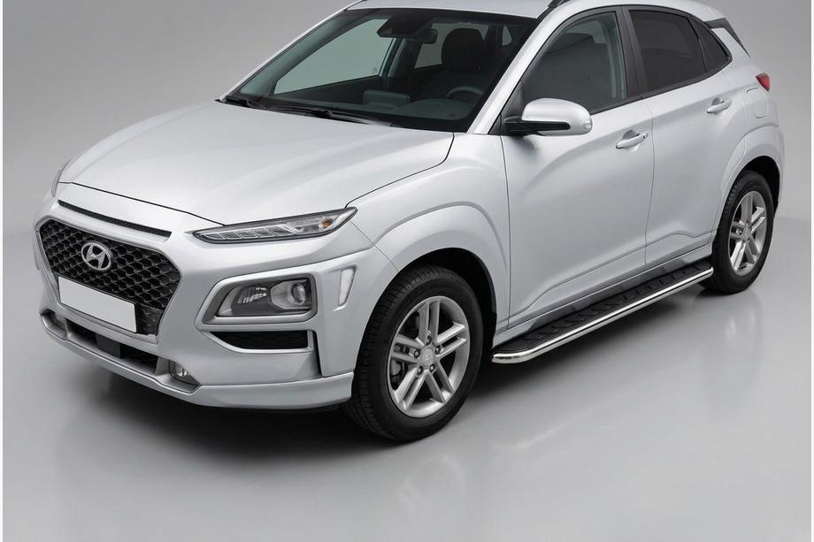 Hyundai Kona 2017-2023 Progi Boczné Maydos V1 (2 szt., Aluminium) Image