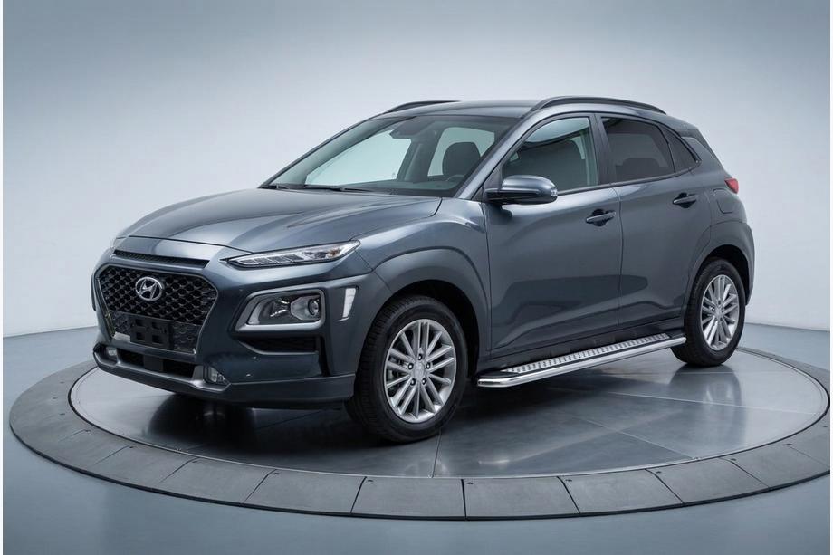 Hyundai Kona 2017-2023 Progi Boczne Maydos V2 (2 szt., Aluminium i Stal Nierdzewna) Image