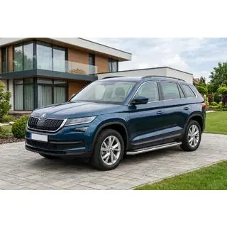 Progi Boczne Maydos V2 (2 szt., Aluminium i Stal Nierdzewna) Skoda Kodiaq 2016-2023 zdjęcia 1