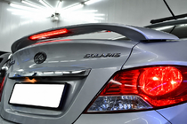 Hyundai Accent 2011-2017 Spoiler Niken V2 (zagruntowany do lakierowania) zdjęcia 4