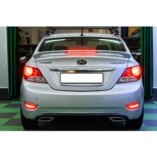 Spoiler Niken V2 (zagruntowany do lakierowania) Hyundai Accent 2011-2017 zdjęcia 1