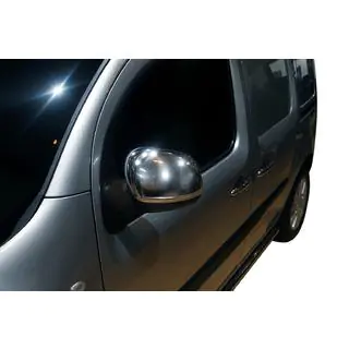 Nakładki na Lusterka 2013-2019 (2 szt, Stal Nierdzewna) Renault Kangoo 2008–2020 zdjęcia 3