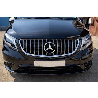 Przedni Grill GT Panamericana Chrom (2014-2023 do Vito W447) Mercedes Vito/V-class W447 2014- zdjęcia 1