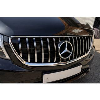 Przedni Grill GT Panamericana Chrom (2014-2023 do Vito W447) Mercedes Vito/V-class W447 2014- zdjęcia 2