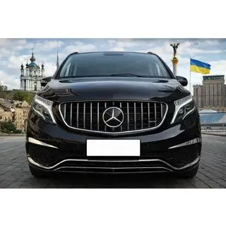 Przedni Grill GT Panamericana Chrom (2014-2019 do V-Class) Mercedes Vito/V-class W447 2014- zdjęcia 1