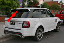 Range Rover Sport 2005-2013 Spojler (zagruntowany do malowania) zdjęcia 1