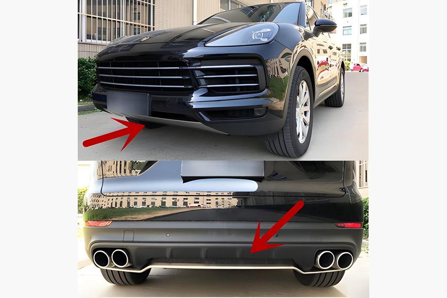 Porsche Cayenne 2018- Nakładki Zderzaka Przednie i Tylne Image