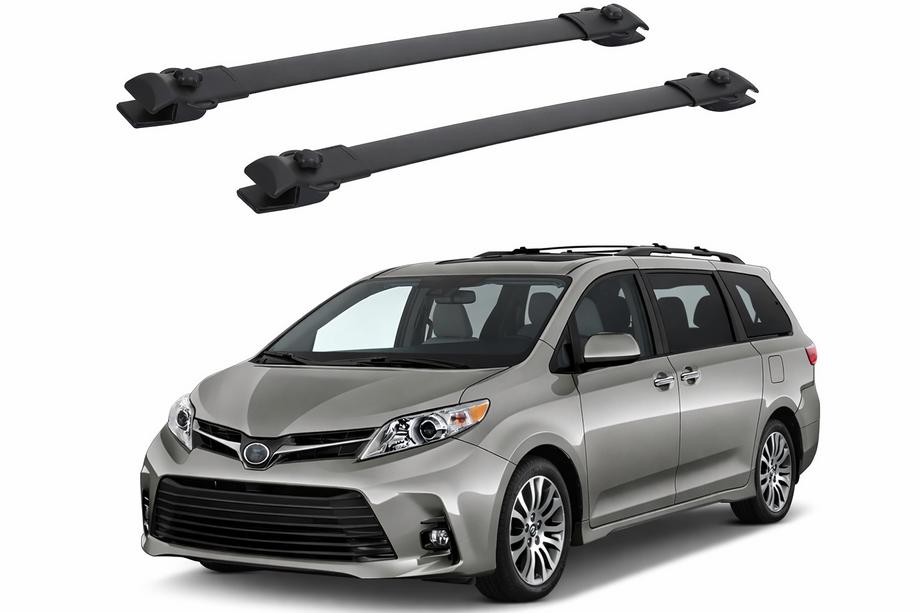 Toyota Sienna 2010-2020 Bagażnik Dachowy Belki Poprzeczne (2 szt) Image