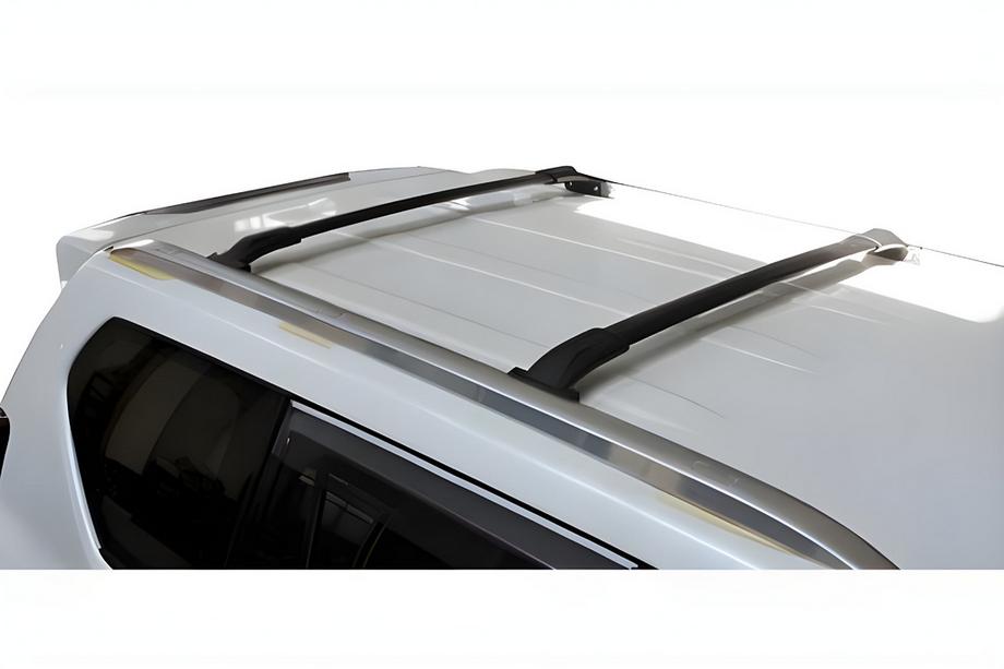 Toyota Land Cruiser Prado 150 2009-2023 Zintegrowane relingi dachowe z belkami poprzecznymi (Zestaw) Zdjęcia 2
