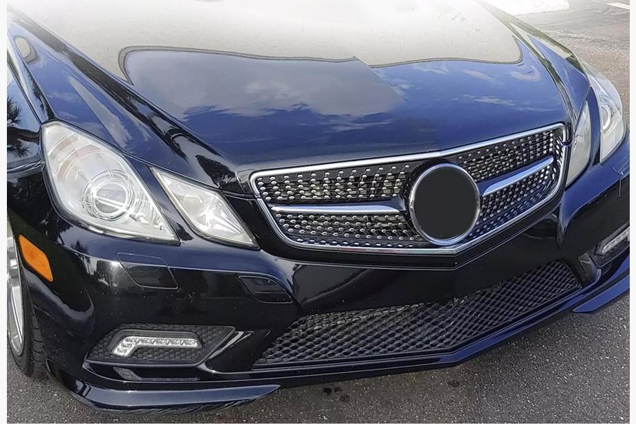 Mercedes E-class coupe C207 2010-2017 Atrapa Chłodnicy Przednia (2009-2013, Diamond Silver) Image
