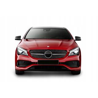 Atrapa Chlodnicy Przednia (2017-2019, Diamond Silver) Mercedes CLA C117 2013-2019 zdjęcia 3