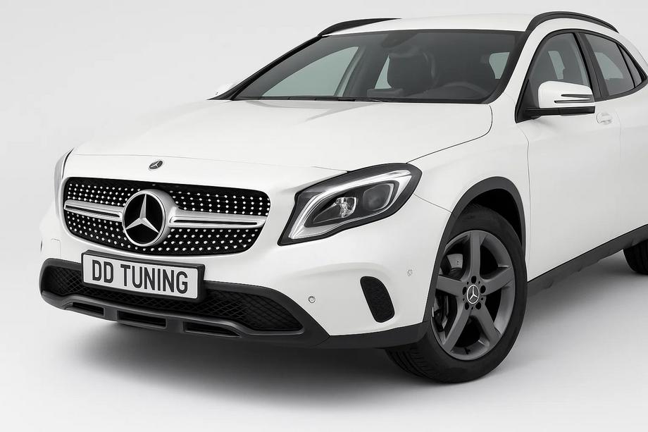 Mercedes GLA X156 2014-2019 Atrapa Chłodnicy Diamond Silver (2017-2019) Image