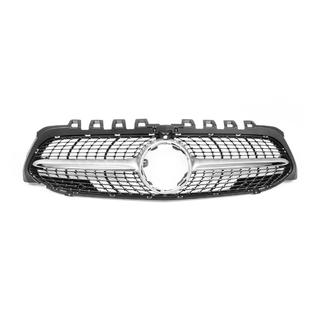 Przedni Grill Diamond Silver (do 2018-2022) Mercedes A-сlass W177 2018- zdjęcia 2