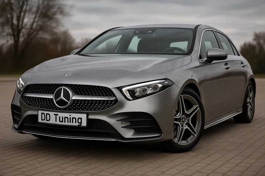 Mercedes A-class W177 2018- Przedni Grill Diamond Silver (do 2018-2022) Image