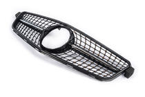 Mercedes C-class W204 2007-2015 Atrapa Przednia Diamond Black zdjęcia 3
