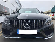 Mercedes C-class W205 2014-2021 Przedni Grill Panamericana GT (do Avantgarde/AMG-Line/C43 AMG) 2018+, z kamerą zdjęcia 7