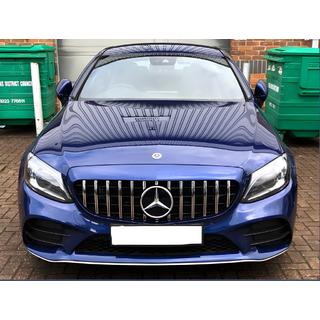 Przedni Grill Panamericana GT (do Avantgarde/AMG-Line/C43 AMG) Mercedes C-сlass W205 2014-2021 zdjęcia 2