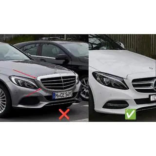 Przedni Grill Panamericana GT (do Avantgarde/AMG-Line/C43 AMG) zdjęcia 4