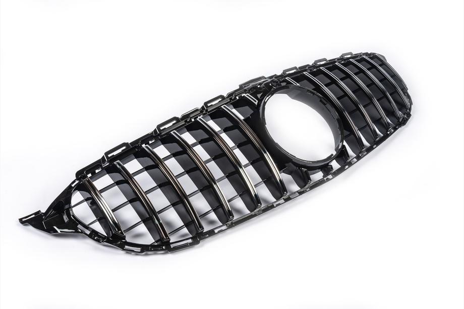 Mercedes C-class W205 2014-2021 Przedni Grill Panamericana GT (do Avantgarde/AMG-Line/C43 AMG) 2014-2018, bez kamery Zdjęcia 11
