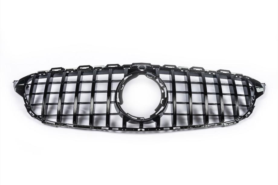 Mercedes C-class W205 2014-2021 Przedni Grill Panamericana GT (do Avantgarde/AMG-Line/C43 AMG) 2014-2018, bez kamery Zdjęcia 5