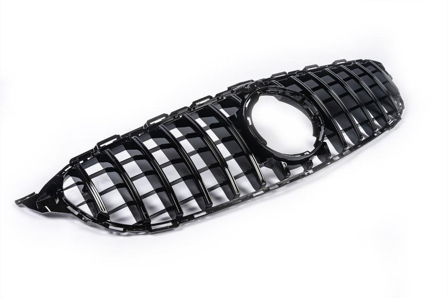 Mercedes C-class W205 2014-2021 Przedni Grill Panamericana GT (do Avantgarde/AMG-Line/C43 AMG) 2014-2018, bez kamery Zdjęcia 13