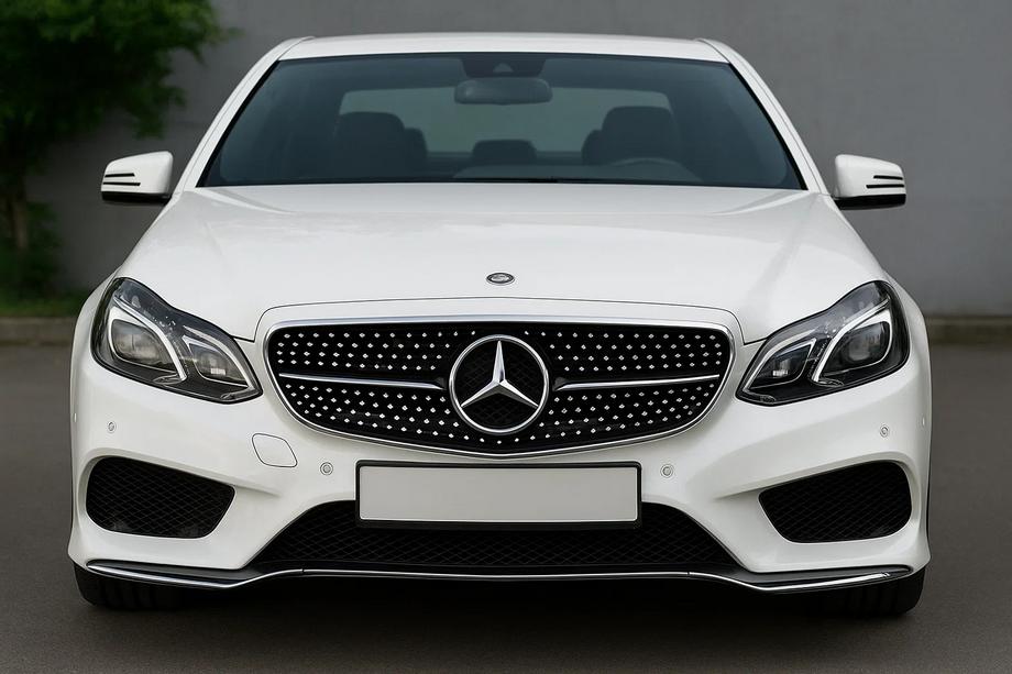 Mercedes E-class W212 2009-2016 Atrapa Przednia Diamond Black (do Avantgarde i AMG-Line, 2013-2016) Image