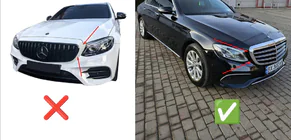 Mercedes E-class W213 2016-2023 Atrapa Chłodnicy Diamond (do Classic i Exclusive, 2016-2019) zdjęcia 4