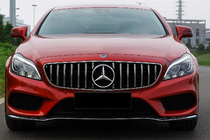 Mercedes CLS C218 2011-2018 Przedni grill z ramką 2014-2018 (GT Panamericana) zdjęcia 2