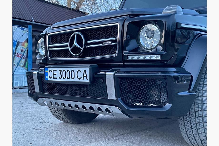 Mercedes G class W463 1990-2018 Zderzak przedni AMG G63/G65 kompletny G63 (chromowana kratka) Image