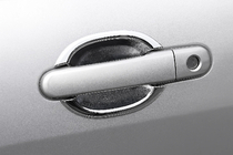 Nissan Tiida 2004-2011 Miskanty pod klamki (4 szt, plastik) zdjęcia 1