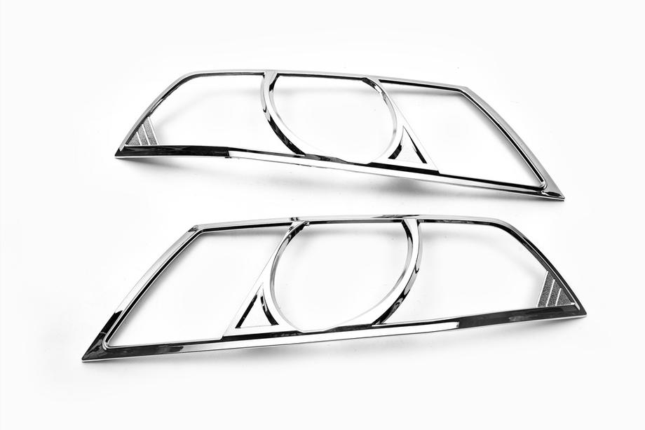 Skoda Octavia II A5 2006-2010 Nakladki na Reflektory (2 szt, plastik) Zdjęcia 2