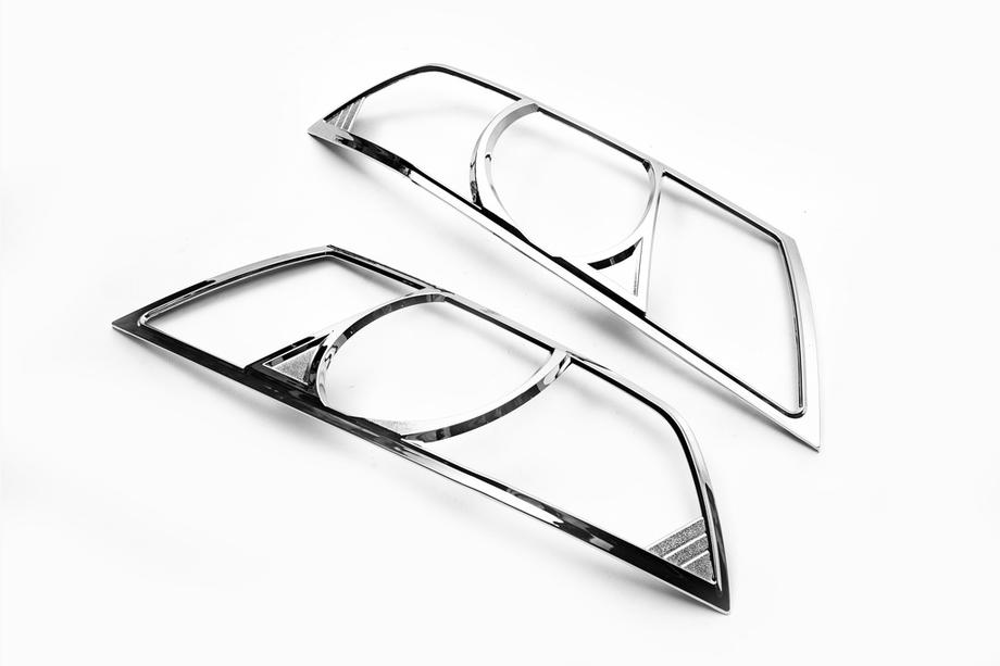 Skoda Octavia II A5 2006-2010 Nakladki na Reflektory (2 szt, plastik) Zdjęcia 3