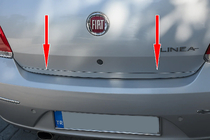 Fiat Linea 2006-2018 Listwa bagażnika stal nierdzewna zdjęcia 1