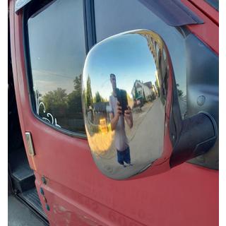 Nakładki na Lusterka (2 szt, Stal Nierdzewna) Ford Transit 1991-2000 zdjęcia 4