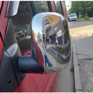 Nakładki na Lusterka (2 szt, Stal Nierdzewna) Ford Transit 1991-2000 zdjęcia 2