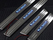 Hyundai Tucson JM 2004- Nakładki progowe Libao LED stal nierdzewna zdjęcia 3