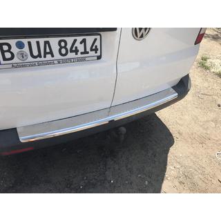 Nakładka na tylny zderzak z rantem (Carmos V1, stal nierdzewna) Volkswagen T5 2010-2015 zdjęcia 2