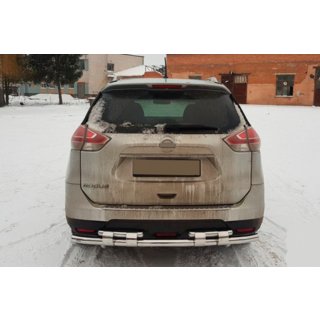 Tylny pałąk ochronny NSXT.13.6.B1-08 (stal nierdzewna) Nissan X-trail T32/Rogue 2014-2021 zdjęcia 1