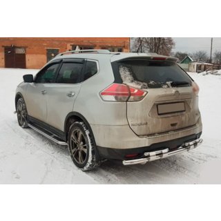 Tylny pałąk ochronny NSXT.13.6.B1-08 (stal nierdzewna) Nissan X-trail T32/Rogue 2014-2021 zdjęcia 3
