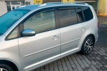 Volkswagen Touran 2010-2015 Deflektory Okien (4 szt, HIC) zdjęcia 9