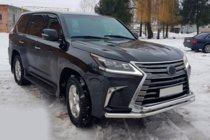 Lexus LX570/450d 2008-2022 Przedni Pałąk ST014 (2015+, Stal Nierdzewna) zdjęcia 2