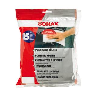 Sonax ekstra miękkie ściereczki do polerowania wykończeniowego karoserii (15 szt.) zdjęcia 1